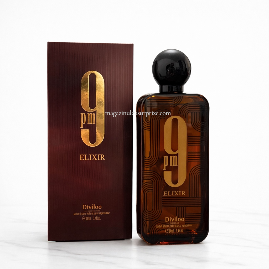 SET 2 PARFUMURI BARBATESTI - 9 PM ELIXIR + 9 PM REBEL