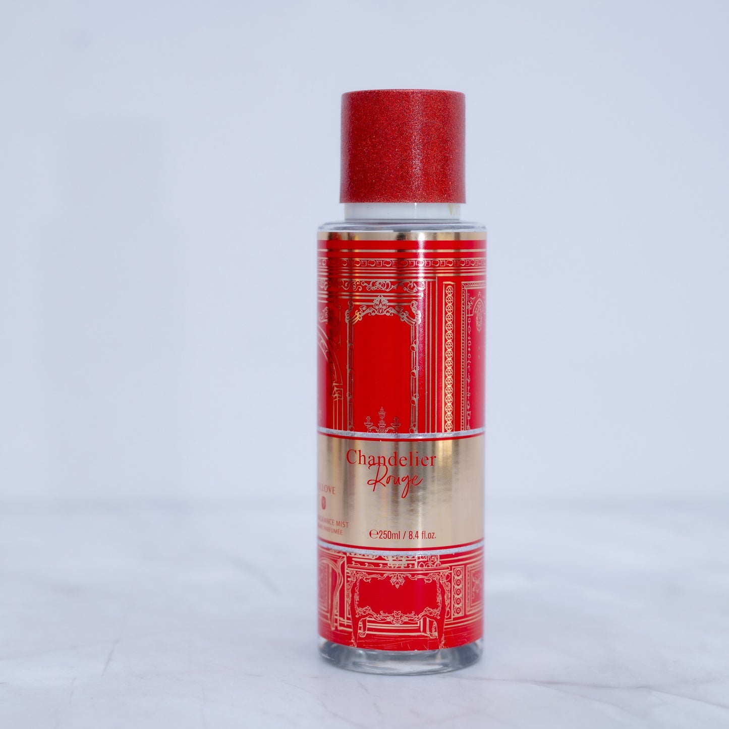 SET 4 SPRAY-URI DE CORP 250ml - Party dream Noir & Gold, L'eau de la liberte, Chandelier Rouge