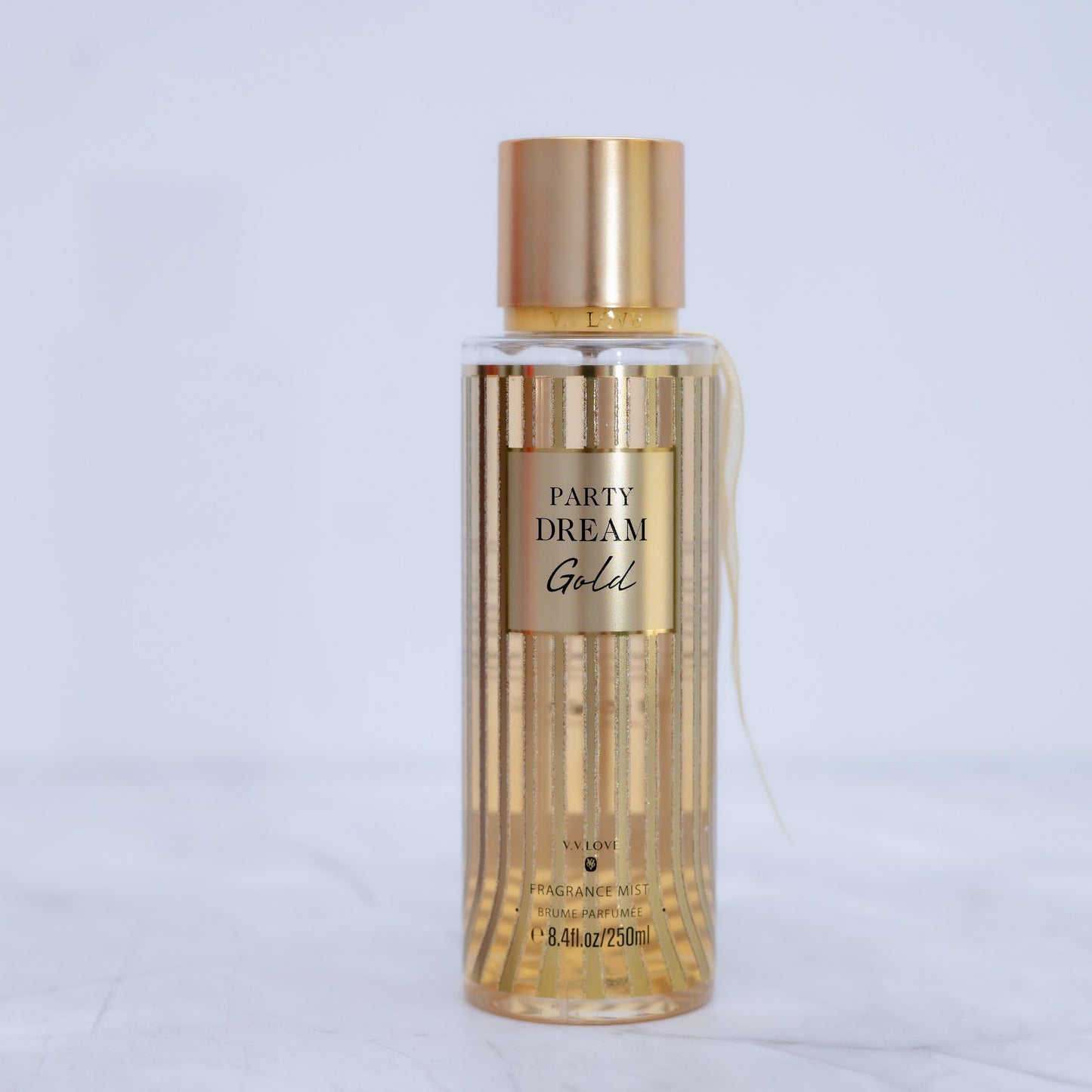 SET 4 SPRAY-URI DE CORP 250ml - Party dream Noir & Gold, L'eau de la liberte, Chandelier Rouge