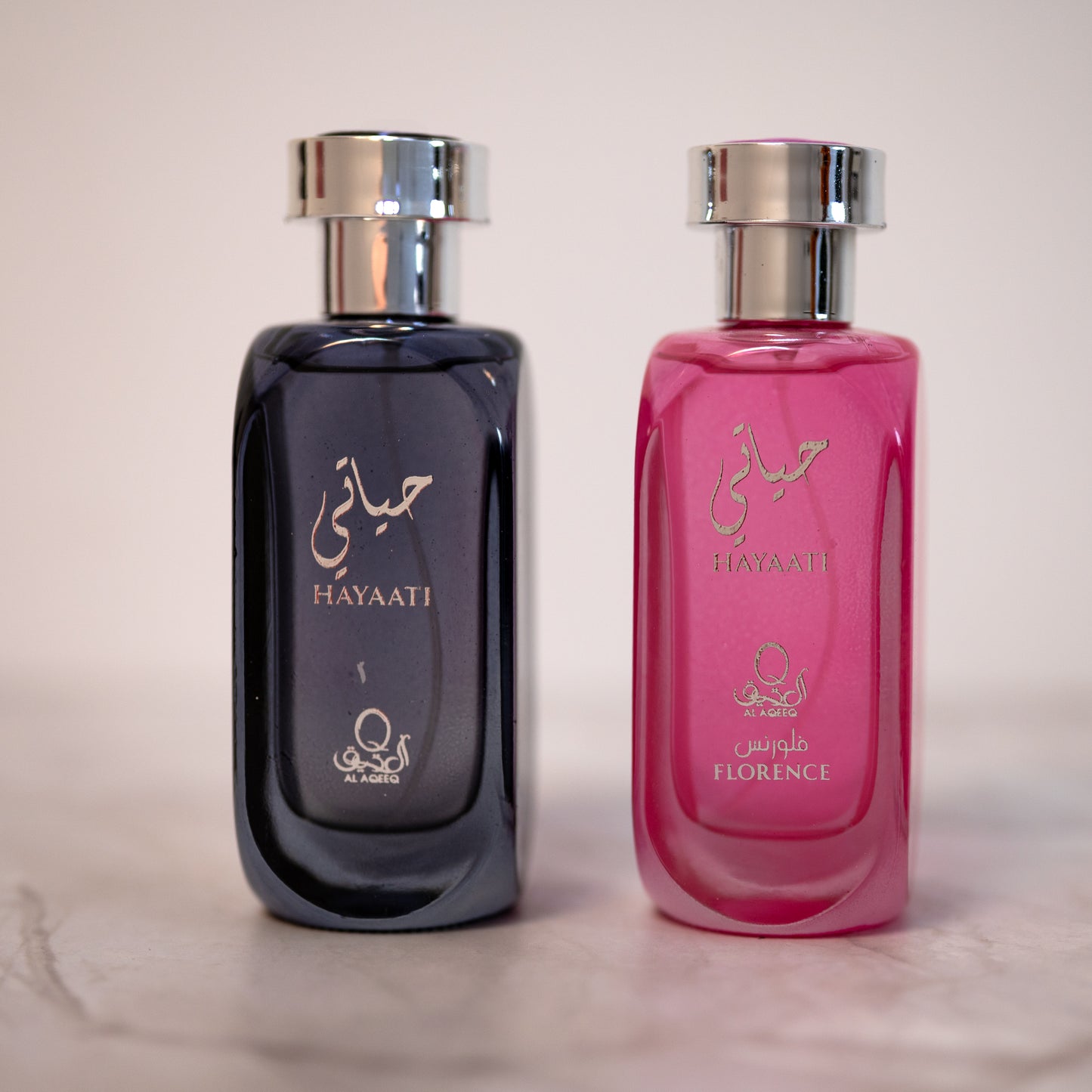 SET PENTRU EA SI EL - 2 PARFUMURI ARABESTI - HAYAATI BLACK & PINK
