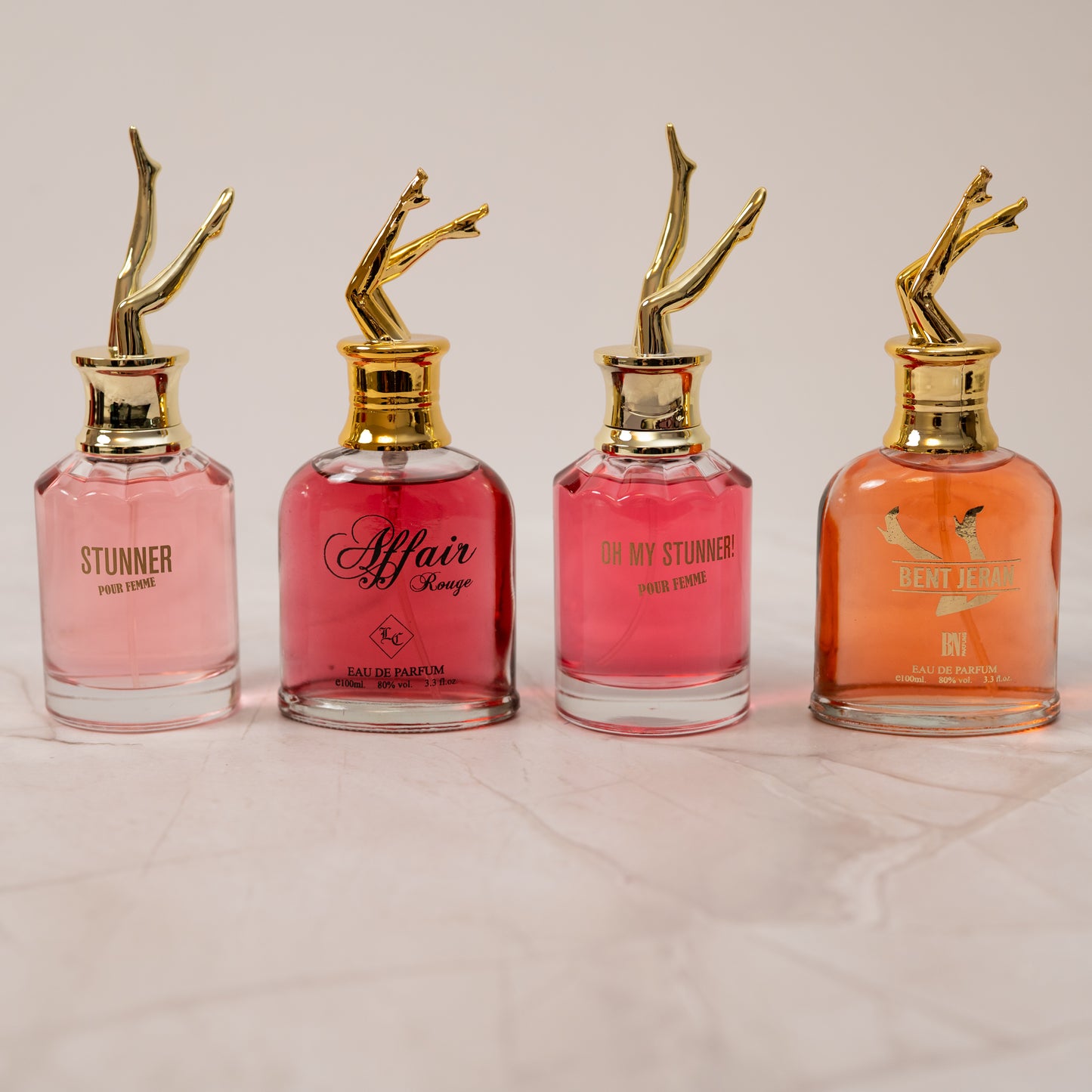 SET 4 PARFUMURI DAMA - STUNNER, AFFAIR ROUGE, OH MY STUNNER & BENT JERAN