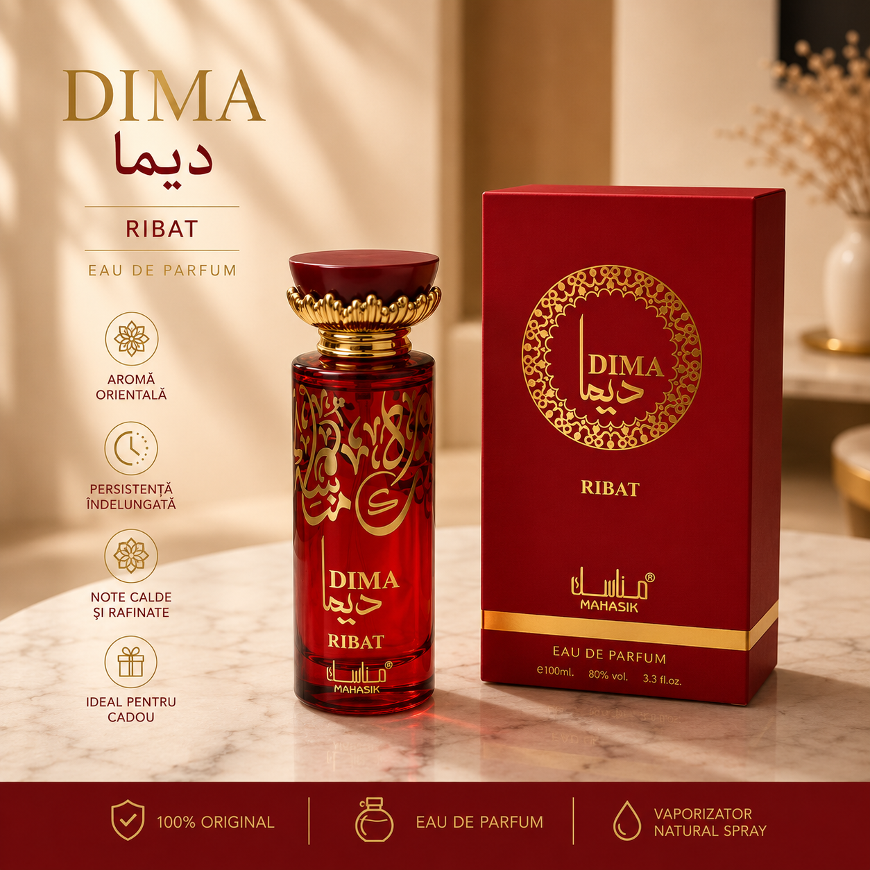 SET 6 PARFUMURI 100ml (3 DAMĂ+3 BĂRBĂTEȘTI) - Qasas Blush+Areej+Ribat + Ameer Al Oud+Aswad Aqua+Makhsouse
