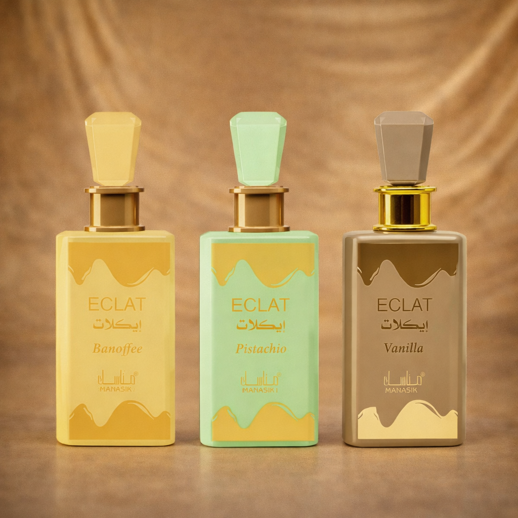 SET 3 PARFUMURI DE DAMA 100ML - ECLAT VANILLA + ECLAT PISTACHIO + ECLAT BANOFFEE