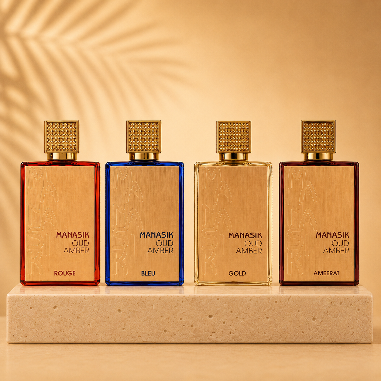 SET 4 PARFUMURI 100ML(2 DE DAMA + 2 BARBATESTI) - MANASIK OUD AMBER X 4