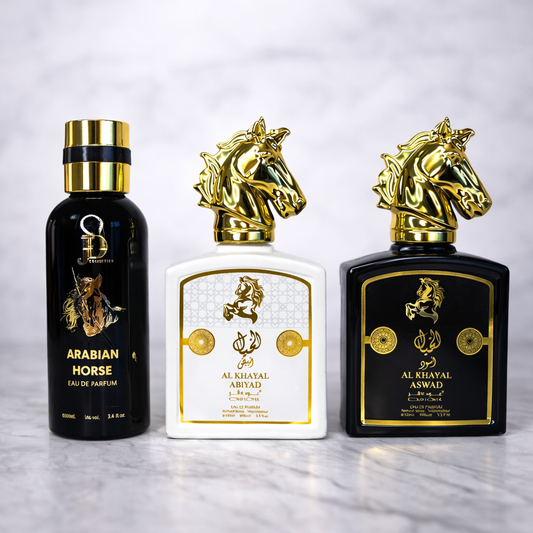 SET 3 PARFUMURI BARBATESTI - ARABIAN HORSE + AL KHAYAL ASWAD + AL KHAYAL ABYAD