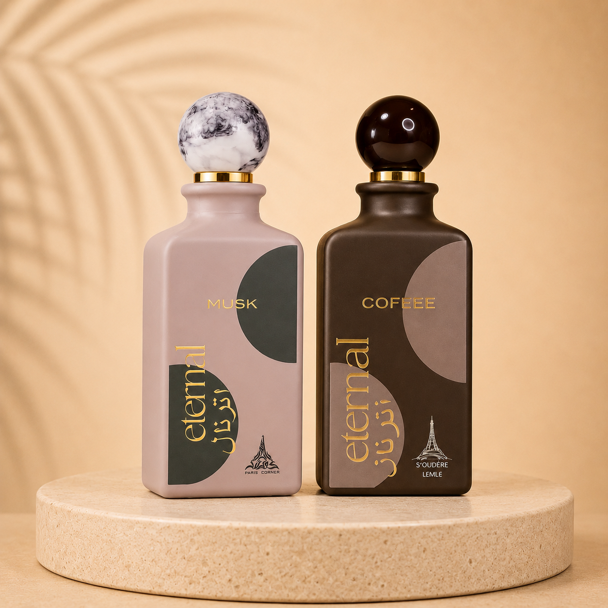 SET 2 PARFUMURI DAMA 100ml - ETERNAL MUSK + ETERNAL COFFEE