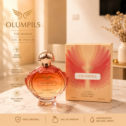 SET 4 PARFUMURI DAMĂ 100ml - MRS WAY + IS + OLUMPILS + CHANDELIER DORE