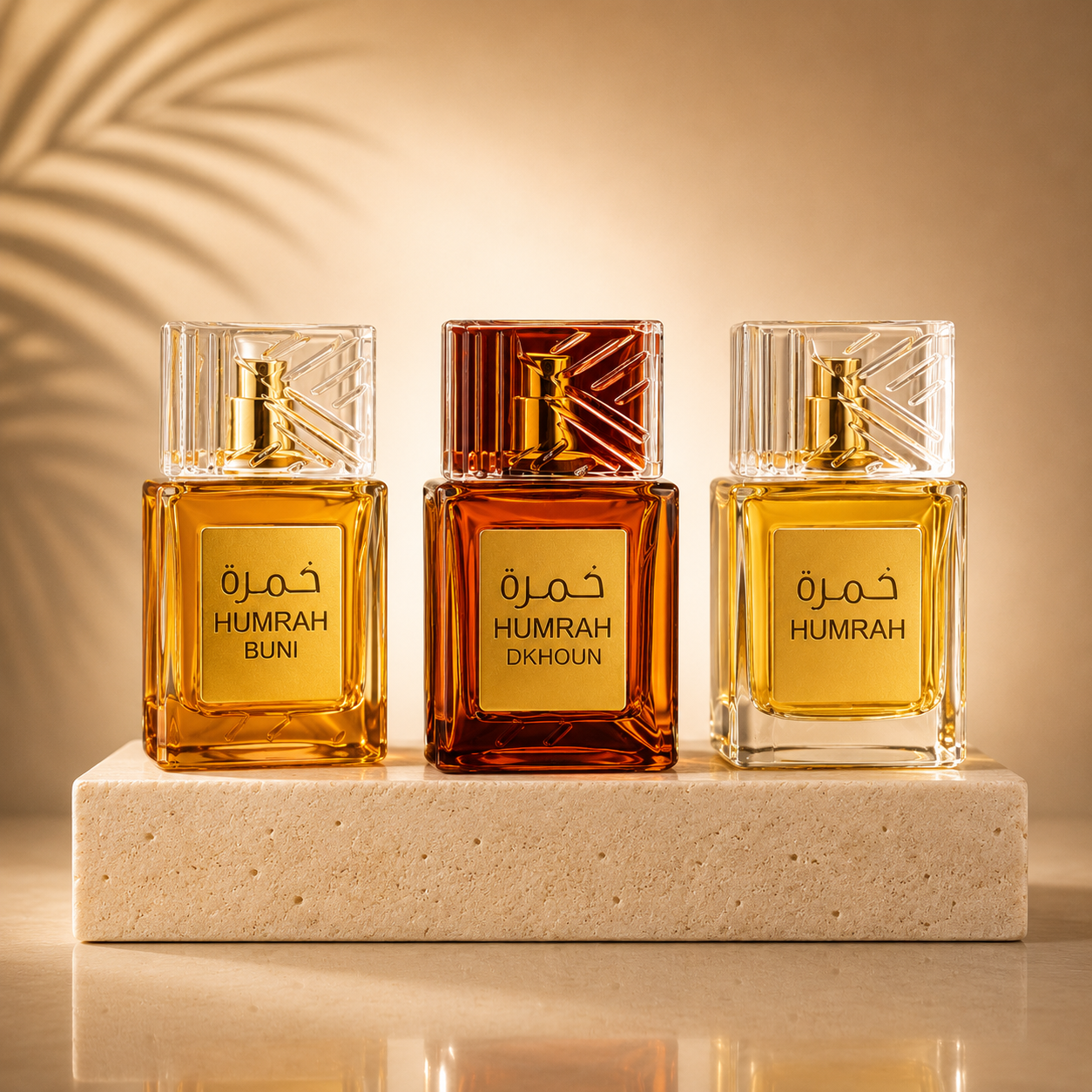 SET 3 PARFUMURI UNISEX 100ML - HUMRAH + HUMRAH BUNI + HUMRAH DKHOUN
