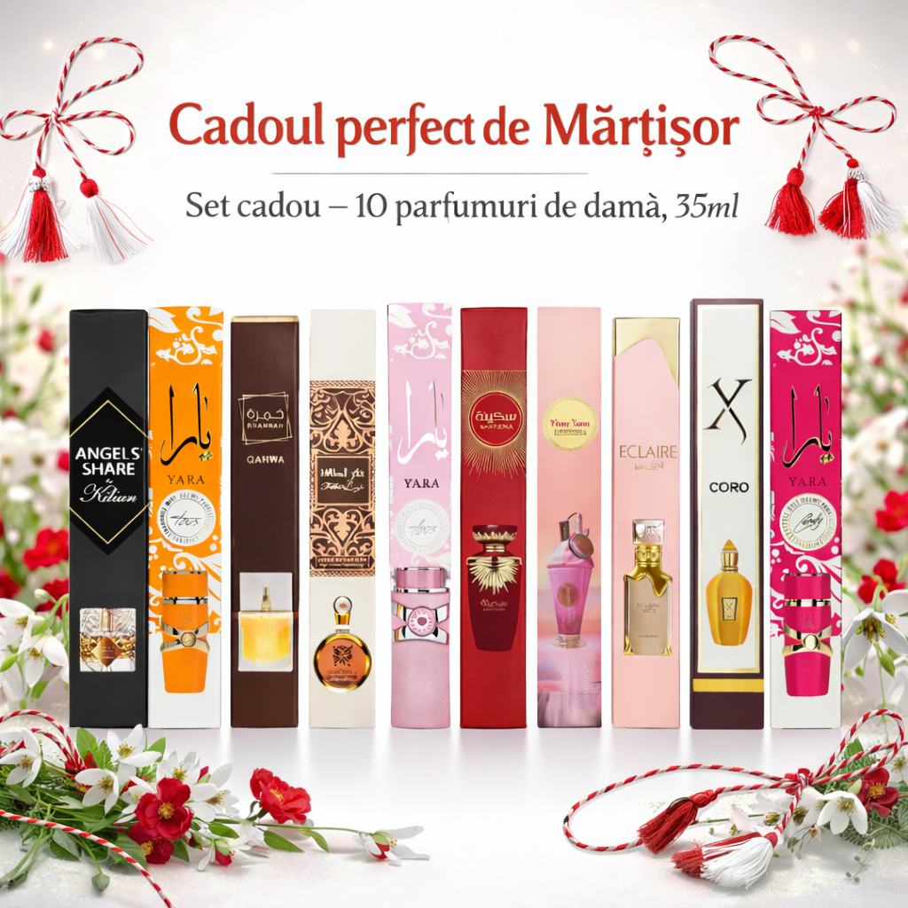 SET 10 PARFUMURI DAMA 35ml - COLECTIA DE MARTISOR