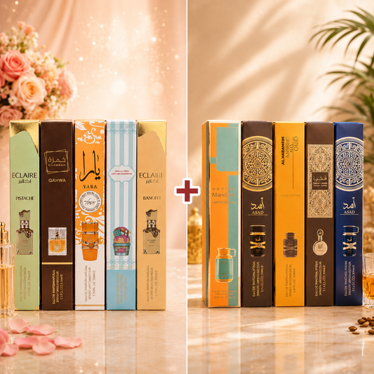 SET 5 PARFUMURI DAMĂ + 5 PARFUMURI BĂRBĂTEȘTI (35ml)