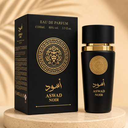 SET 2 PARFUMURI BĂRBĂTEȘTI 100ml - ASWAD AQUA + ASWAD NOIR
