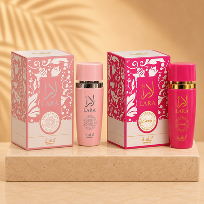 SET 2 PARFUMURI DAMĂ 100ml - LARA CANDY + LARA PINK