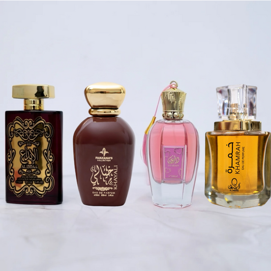 SET 4 PARFUMURI ARABESTI DAMA - Daareen, Khayali, Khamrah, Al Ibda