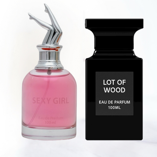 SET 2 PARFUMURI - SEXY GIRL PINK & LOT OF WOOD