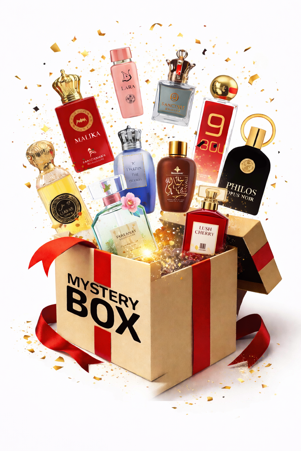 MYSTERY BOX CU 10 PARFUMURI ORIGINALE 100ml - TRANSPORT GRATUIT