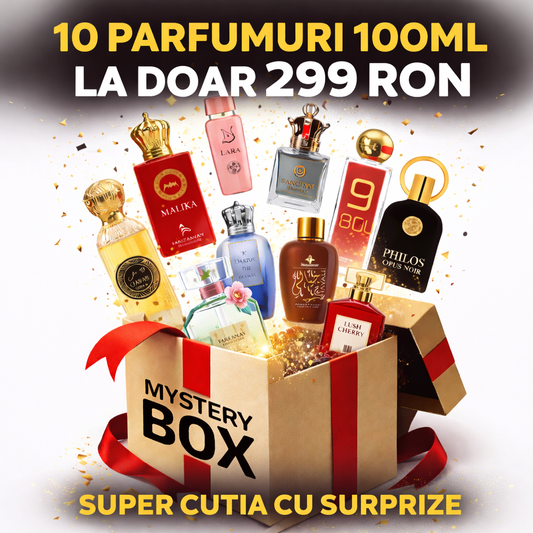 MYSTERY BOX CU 10 PARFUMURI ORIGINALE 100ml - TRANSPORT GRATUIT
