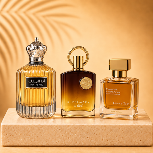 SET 3 PARFUMURI BARBATI  - I AM THE KING + SUPREMACY IN OUD + GRANCE NOIR