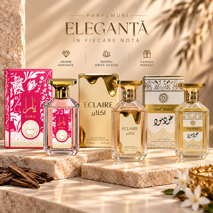 SET 3 PARFUMURI DAMA 100ml - ECLAIRE + OUD MOOD + YARA