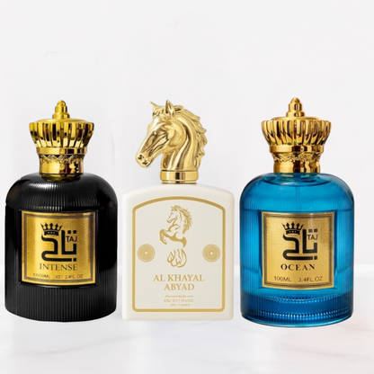 SET 3 PARFUMURI ARABESTI BARBATESTI - AL KHAYAL ABYAD + OCEAN + INTENE
