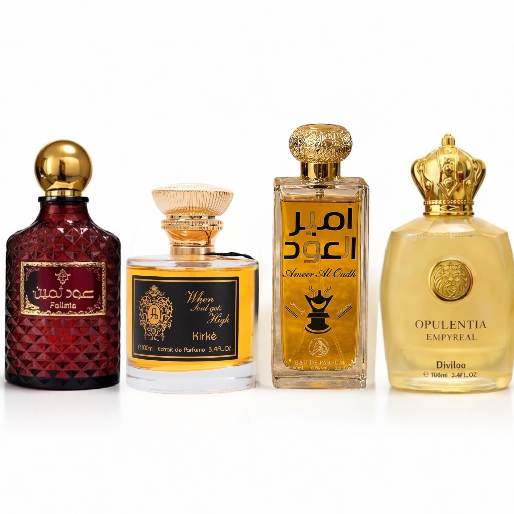SET 4 PARFUMURI ARABESTI UNISEX - FALLINTA + KIRKE + AMEER AL OUDH + OPULENTIA EMPYREAL