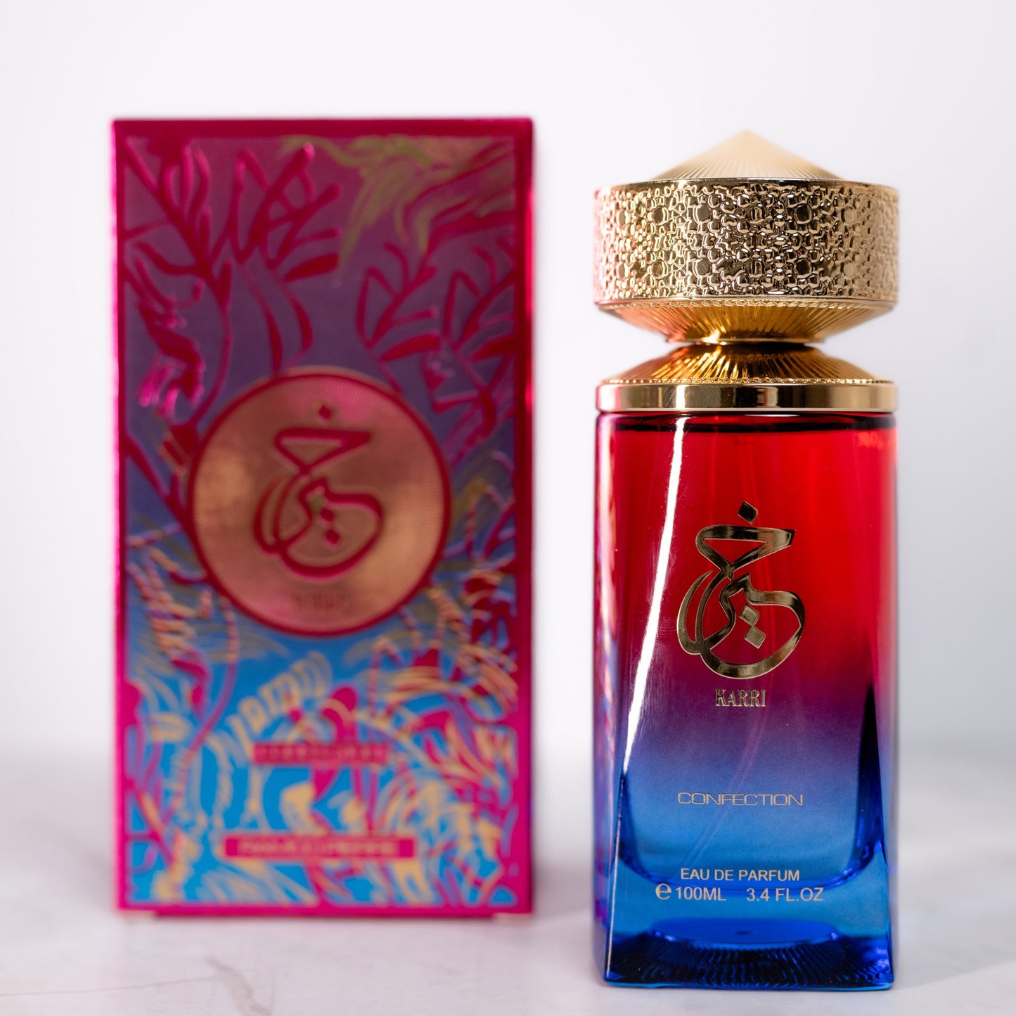 SET 2 PARFUMURI DAMA + 2 BARBATESTI 100ML - KAMRA'S BURGUNDY + KARRI + NOUF + KARRI CONFECTION