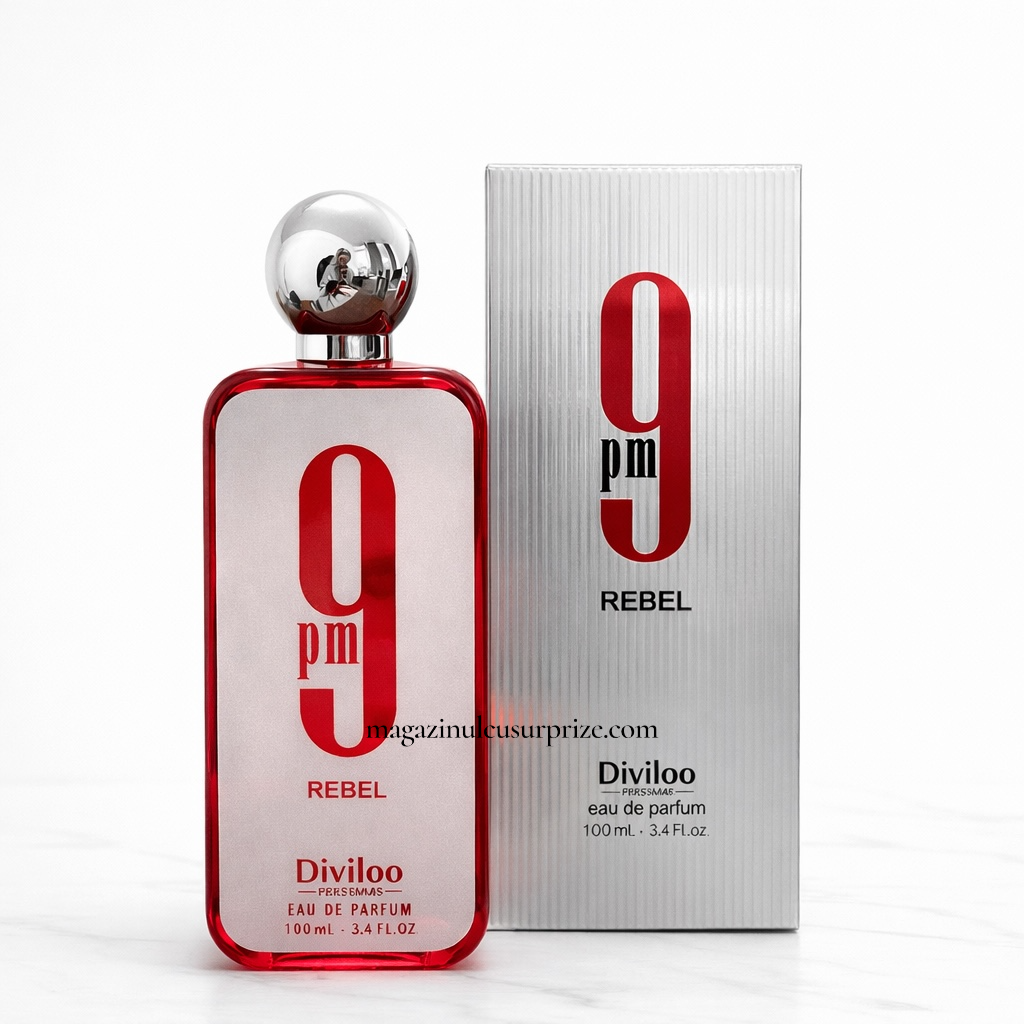 SET 2 PARFUMURI BARBATESTI - 9 PM ELIXIR + 9 PM REBEL