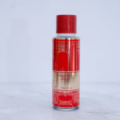 SET 4 SPRAY-URI DE CORP 250ml - Party dream Noir & Gold, L'eau de la liberte, Chandelier Rouge