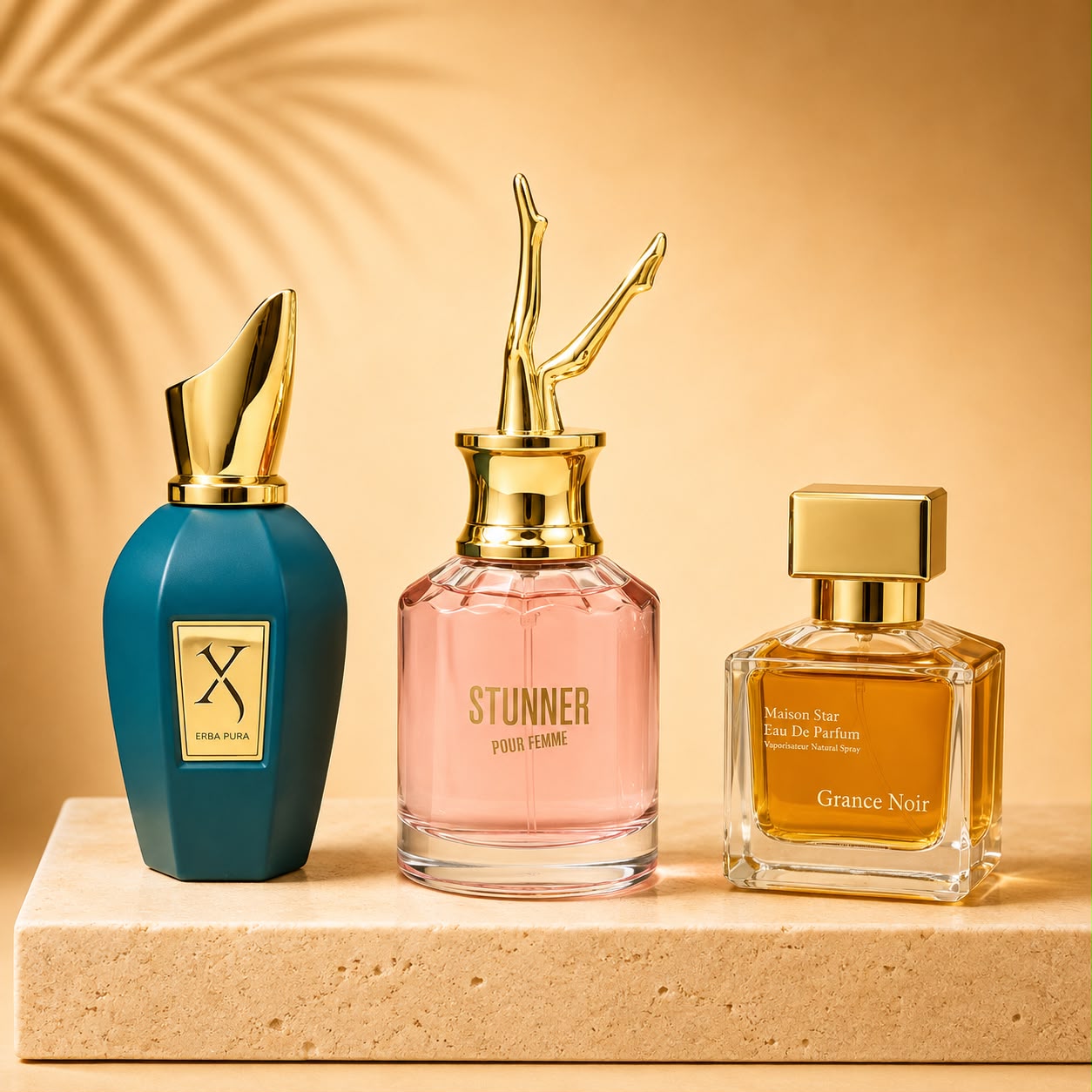 SET 3 PARFUMURI DAMA 100 ML - ERBA PURA + STUNNER + GRANCE NOIR