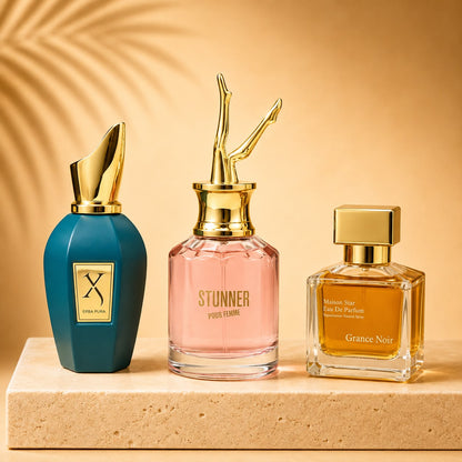 SET 3 PARFUMURI DAMA 100 ML - ERBA PURA + STUNNER + GRANCE NOIR
