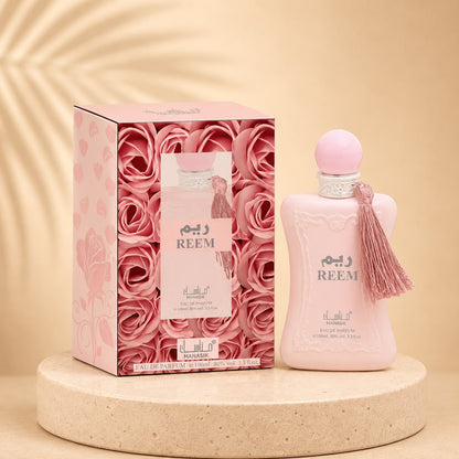 SET 5 PARFUMURI DAMA 100 ML- LARA TOUS + DUBAI CHOCOLATE + REEM + MANASIK OUD AMBER ROUGE+ LARA